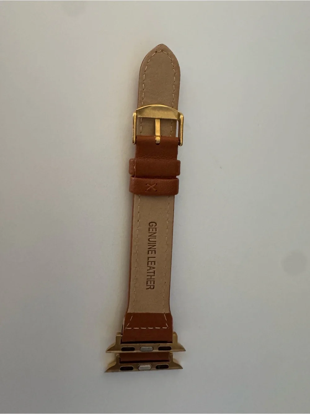 Women Apple Watch  Tan Leather Watch Band Strap - Classic Replacement